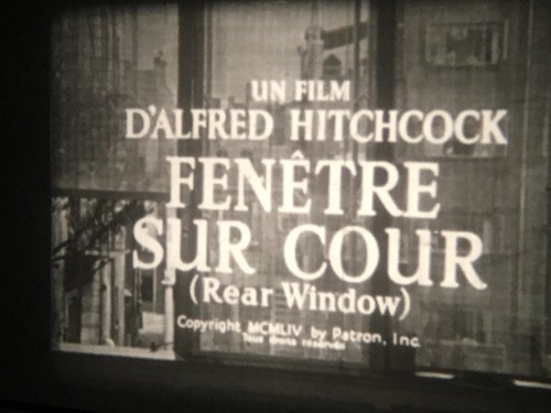 Film 16mm fenêtre sur cour - fenêtre,