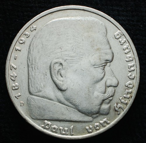 1936 nazi hindenburg mark - d,