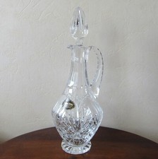 Etzel. Carafe à anse en cristal taillé, XXe