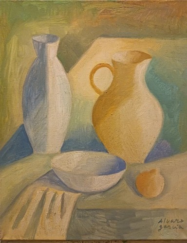 Tableau ancien huile nature - tableau,