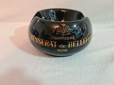 joli gros cendrier publicitaire ancien BESSERAT DE BELLEFON REIMS  parfait état