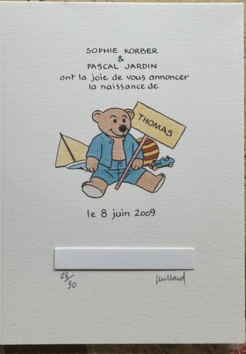 Carte naissance juillard - naissance,