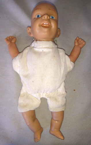 Ancien petit baigneur poupon - ancien,