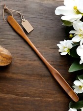 XXL Chausse-Pied Bois Chausse-Pied Massif 70 CM Braun Foncé D'Allemagne