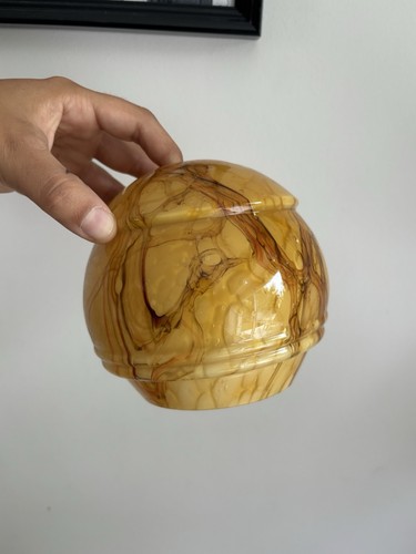 Ancien verre lampe globe - de,