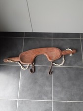  ANCIEN JOUG EN BOIS PORTEUR D'EAU OU DE LAIT XIXe ART POPULAIRE FLANDRES