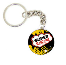 Porte clé badge BD SUPER