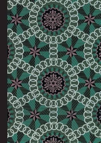 Carnet blanc motif rosaces - carnet,