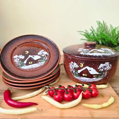 Lot assiettes en - de, 5