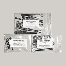 DUCATI 1198 S R SP 2009-2011 Kit n°2 vis BTR inox carter 1198S 1198R