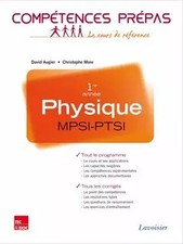 Physique MPSI-PTSI 1re année, David Augier et  Christophe More
