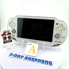 Console PS Vita PC-1000 ZA02 Crystal White SONY testée fonctionne LANK A envo...