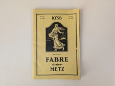 Catalogue Graines FABRE METZ