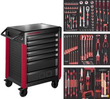 Kraftwerk PRO LINE Servante d'atelier PT800 7 tiroirs 143 pcs.