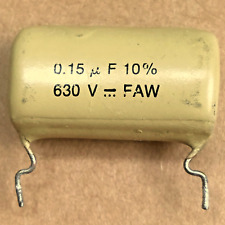 1 Condensateur MULLARD MUSTARD KT 150nF - 630V - 0.15uF - 150000pF