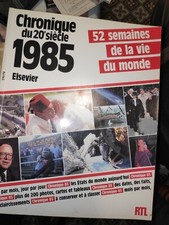 Chronique Du 20 Ème Siecle. 2 volumes 1985 et 1986