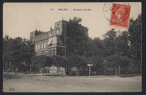 Cpa melun brasserie - cpa, gruber