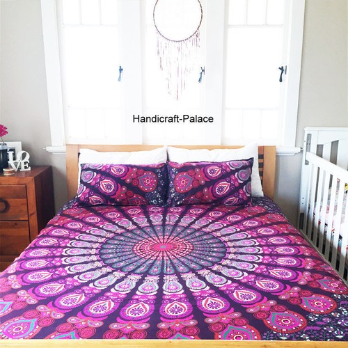 Housse couette mandala en - housse, de