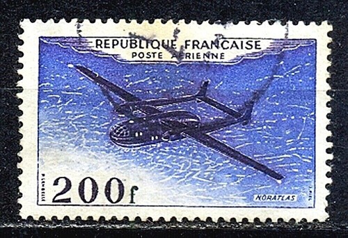 Timbre france poste aerienne - france,