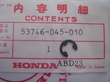 Clips des molettes de fixation