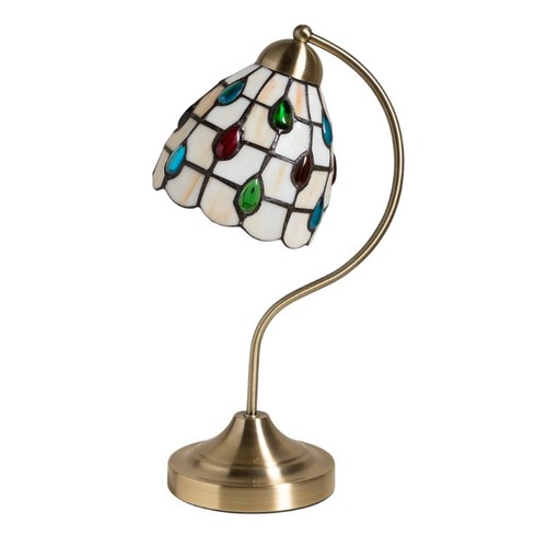 Lampe vitrail blossom poser - lampe, à