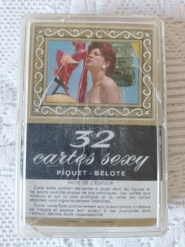 Ancien jeu cartes sexy - de,