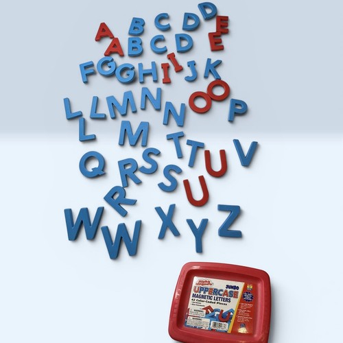 Jumbo alphabet magnets abcs - jumbo,