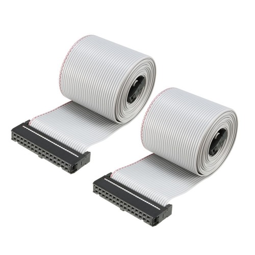 2pcs ruban gris broches idc - ruban, 30