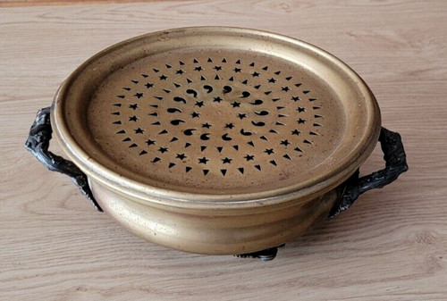 Chauffe plat ancien cuivre - chauffe,
