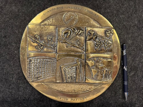 Plaque bronze champagne - bronze,