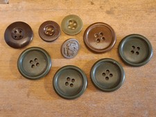 Lot Boutons AMERICAIN US Veste / Capote / Chemise WW2 Uniforme Normandie 44