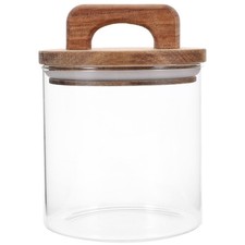  Récipient à thé en verre, boîte de rangement transparente, pot en verre avec