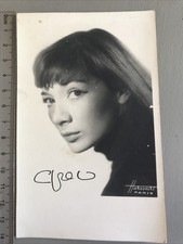 Ancienne Photo Juliette Greco Autographe 