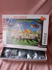 Complet Puzzle - Le Banquet / Asterix - 1500 Pièces Nathan Très Bon Etat