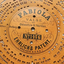 ORGAN disc Ariston organette