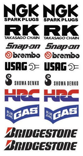 Honda racing cbr sticker set - sticker,
