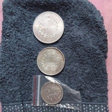 lot pièces argent 50 francs