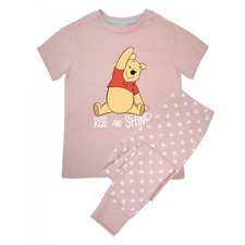 Disney - Ensemble de pyjama long motif Winnie l'ourson RISE AND SHINE - Fille