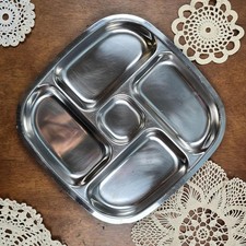 Plateau inox compartimenté