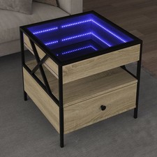 Table basse avec LED Infinity