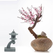  Statue Miniature En Grès De Jardin Pagode Japonaise Décoration Lanterne