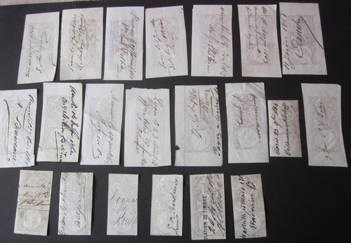 Timbres fiscaux effets - timbres, de
