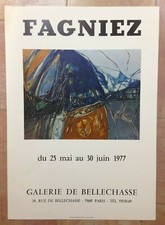 FAGNIEZ 1977 AFFICHE ORIGINALE