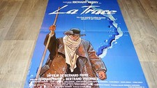 LA TRACE !  affiche cinema  , bd dessin gir moebius : titre blanc 