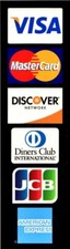 VISA/ MASTERCARD/ DISCOVER/