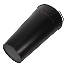  Porte-bûches en métal avec poignée, grand seau de rangement pour cheminée,