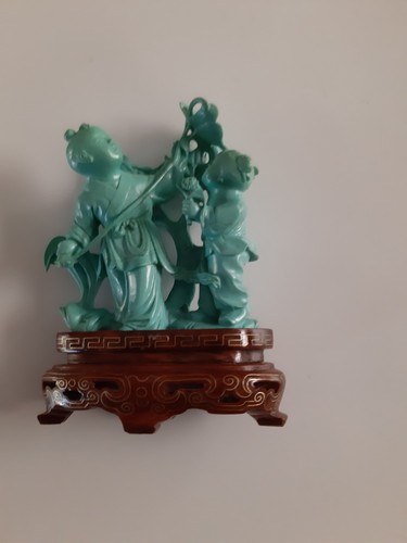 Une turquoise 2 enfants - une, "