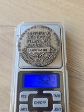 Médaille Argent  Jean-Marie Lelièvre, Mutuelle générale française Graveur Turin