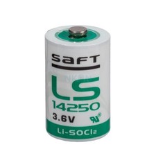 ENVOI SOUS SUIVI Saft  1 Pile Lithium LS14250 - 1/2 AA - 3.6V