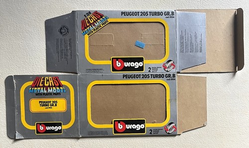 Burago boite vide pliée - boite,
